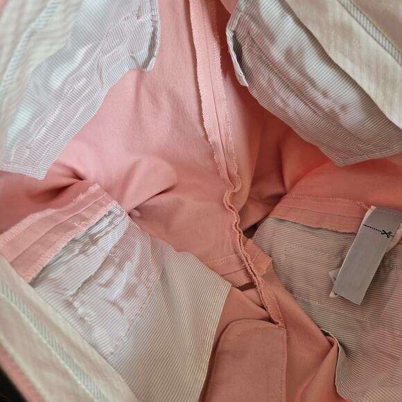 J. Crew Teddie Kick Crop Pants Pink Workwear Zip Pockets Mid Rise Women 2 - Picture 8 of 12